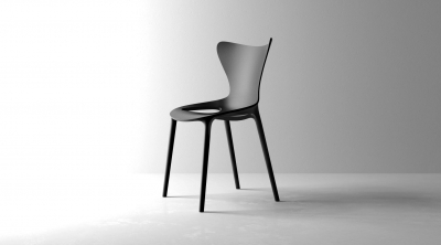 Стул пластиковый детский Vondom Love Mini Basic полипропилен, стекловолокно черный Фото 8