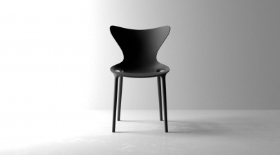 Стул пластиковый детский Vondom Love Mini Basic полипропилен, стекловолокно черный Фото 17