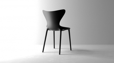 Стул пластиковый детский Vondom Love Mini Basic полипропилен, стекловолокно черный Фото 18