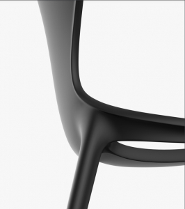 Стул пластиковый детский Vondom Love Mini Basic полипропилен, стекловолокно черный Фото 23