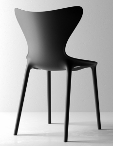 Стул пластиковый детский Vondom Love Mini Basic полипропилен, стекловолокно черный Фото 25