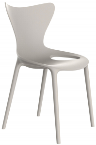 Стул пластиковый детский Vondom Love Mini Basic полипропилен, стекловолокно слоновая кость Фото 1