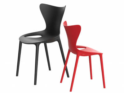 Стул пластиковый детский Vondom Love Mini Basic полипропилен, стекловолокно красный Фото 14