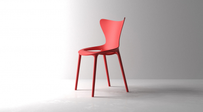 Стул пластиковый детский Vondom Love Mini Basic полипропилен, стекловолокно красный Фото 7