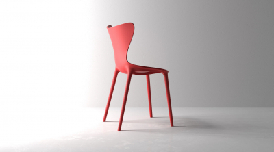 Стул пластиковый детский Vondom Love Mini Basic полипропилен, стекловолокно красный Фото 6