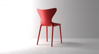 Стул пластиковый детский Vondom Love Mini Basic полипропилен, стекловолокно красный Фото 5