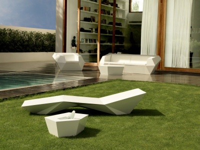 Кресло пластиковое с подушкой Vondom Faz Basic полиэтилен, ткань Фото 29