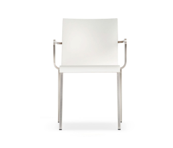 Кресло ламинированное PEDRALI Kuadra XL сталь, фанера Фото 5