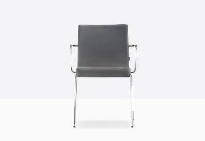Кресло с мягкой обивкой PEDRALI Kuadra XL сталь, ткань Фото 5