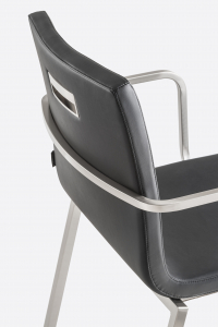 Кресло с мягкой обивкой PEDRALI Kuadra XL сталь, ткань Фото 5