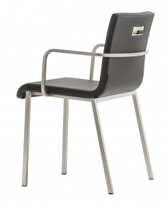 Кресло с мягкой обивкой PEDRALI Kuadra XL сталь, ткань Фото 1