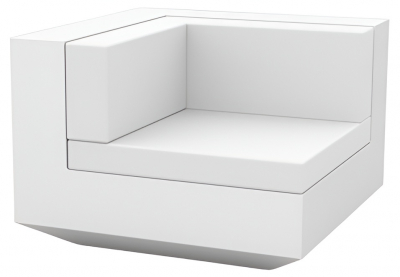 Модуль угловой с подушкой Vondom Vela Basic полиэтилен, ткань Фото 1