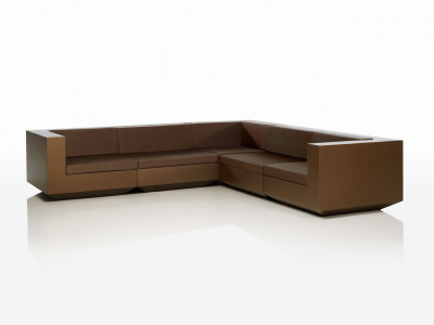 Модуль угловой с подушкой Vondom Vela Basic полиэтилен, ткань Фото 6