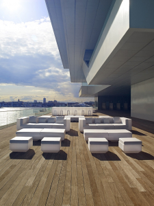 Пуф пластиковый с подушкой Vondom Vela Basic полиэтилен, ткань Фото 6