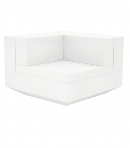 Модуль угловой с подушкой Vondom Vela Basic полиэтилен, ткань Фото 18