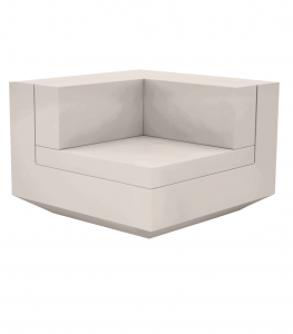 Модуль угловой с подушкой Vondom Vela Basic полиэтилен, ткань Фото 21