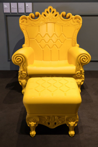 Кресло пластиковое SLIDE Queen Of Love Standard полиэтилен шафрановый желтый Фото 13