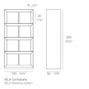 Стеллаж пластиковый Vondom Vela Basic полиэтилен Фото 2