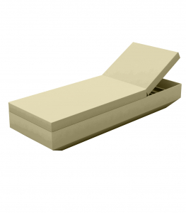 Лежак пластиковый с матрасом Vondom Vela Basic полиэтилен, ткань Фото 28