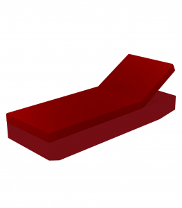 Лежак пластиковый с матрасом Vondom Vela Basic полиэтилен, ткань Фото 29