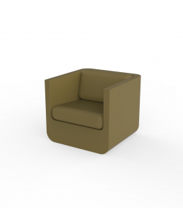 Кресло пластиковое с подушкой Vondom Ulm Basic полиэтилен, ткань Фото 30