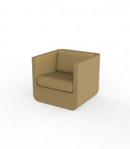 Кресло пластиковое с подушкой Vondom Ulm Basic полиэтилен, ткань Фото 31