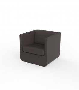 Кресло пластиковое с подушкой Vondom Ulm Basic полиэтилен, ткань Фото 38