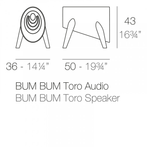 Колонка Bluetooth пластиковая Vondom Bum Bum Basic полиэтилен Фото 2