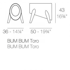 Фигура дизайнерская пластиковая Vondom Bum Bum Basic полиэтилен Фото 2