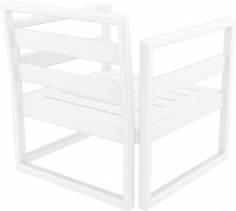 Комплект пластиковой мебели Siesta Contract Mykonos стеклопластик, полиэстер белый, бежевый Фото 18