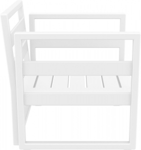 Комплект пластиковой мебели Siesta Contract Mykonos стеклопластик, полиэстер белый, бежевый Фото 20