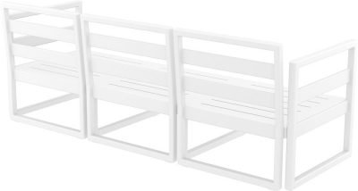 Комплект пластиковой мебели Siesta Contract Mykonos XL стеклопластик, полиэстер белый, бежевый Фото 19