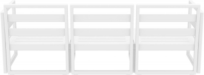 Комплект пластиковой мебели Siesta Contract Mykonos XL стеклопластик, полиэстер белый, бежевый Фото 23