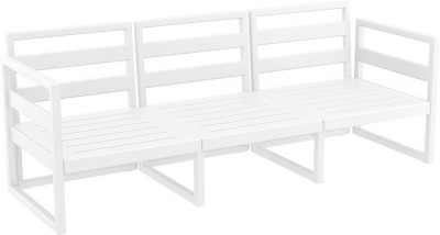 Комплект пластиковой мебели Siesta Contract Mykonos XL стеклопластик, полиэстер белый, бежевый Фото 24