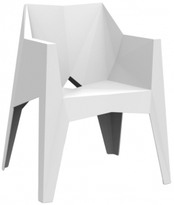 Кресло пластиковое Vondom Voxel Basic полипропилен, стекловолокно белый Фото 1