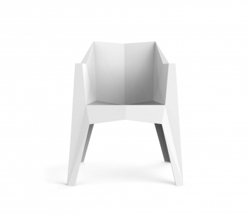 Кресло пластиковое Vondom Voxel Basic полипропилен, стекловолокно белый Фото 4