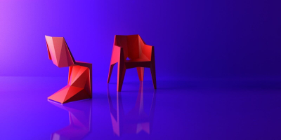 Кресло пластиковое Vondom Voxel Basic полипропилен, стекловолокно красный Фото 5