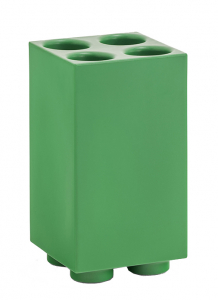 Подставка для зонтов PEDRALI Brik 4 полиэтилен зеленый Фото 1