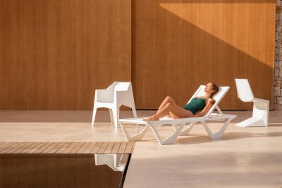 Стул пластиковый Vondom Voxel Basic полипропилен, стекловолокно белый Фото 11