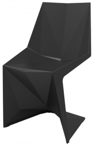 Стул пластиковый Vondom Voxel Basic полипропилен, стекловолокно черный Фото 1