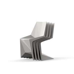 Стул пластиковый Vondom Voxel Basic полипропилен, стекловолокно черный Фото 9