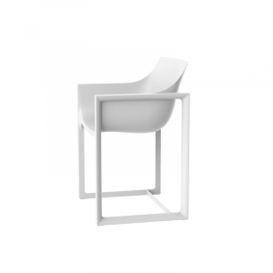 Кресло пластиковое Vondom Wall Street Basic полипропилен, стекловолокно белый Фото 4