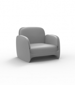 Кресло пластиковое с подушкой Vondom Pezzettina Basic полиэтилен, ткань Фото 14