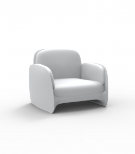 Кресло пластиковое с подушкой Vondom Pezzettina Basic полиэтилен, ткань Фото 15