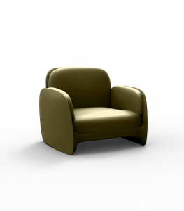 Кресло пластиковое с подушкой Vondom Pezzettina Basic полиэтилен, ткань Фото 21