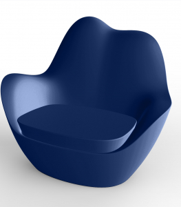Лаунж-кресло пластиковое с подушкой Vondom Sabinas Basic полиэтилен, ткань Фото 29
