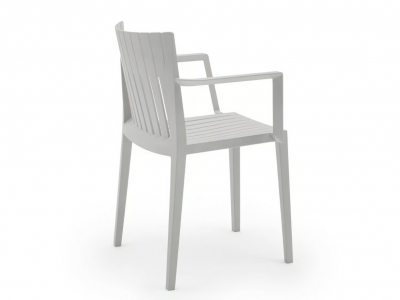 Кресло пластиковое Vondom Spritz Basic полипропилен, стекловолокно белый Фото 5