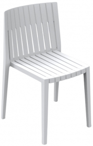 Стул пластиковый Vondom Spritz Basic полипропилен, стекловолокно белый Фото 1