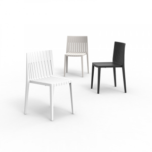 Стул пластиковый Vondom Spritz Basic полипропилен, стекловолокно черный Фото 7