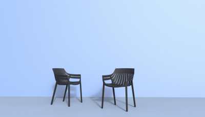 Лаунж-кресло пластиковое Vondom Spritz Basic полипропилен, стекловолокно черный Фото 9